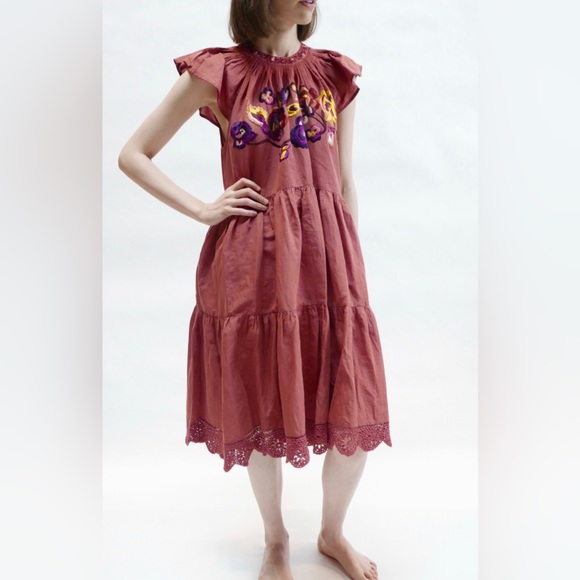 Ulla Johnson Floral embroidery dress - Picture 14 of 16